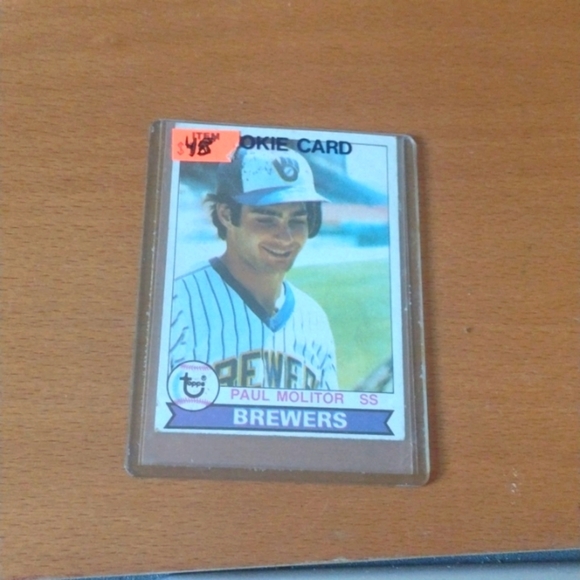 Paul Molitor rookie Baseball Card - Picture 1 of 2